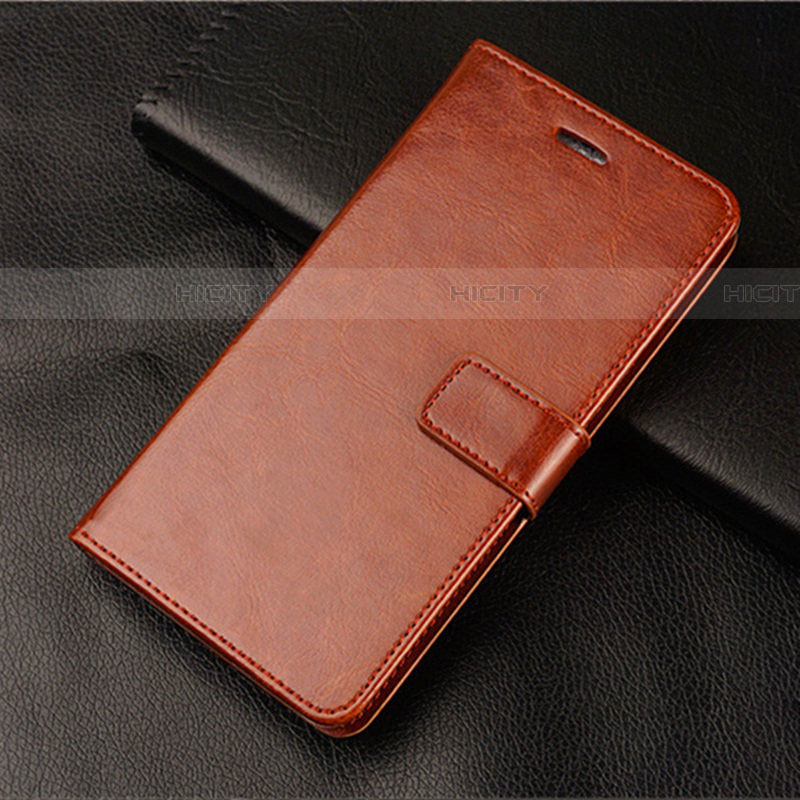 Coque Portefeuille Livre Cuir Etui Clapet L02 pour Xiaomi Mi 10 Pro Marron Plus