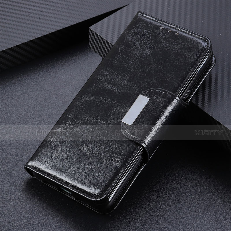 Coque Portefeuille Livre Cuir Etui Clapet L02 pour Xiaomi Mi 10i 5G Noir Plus