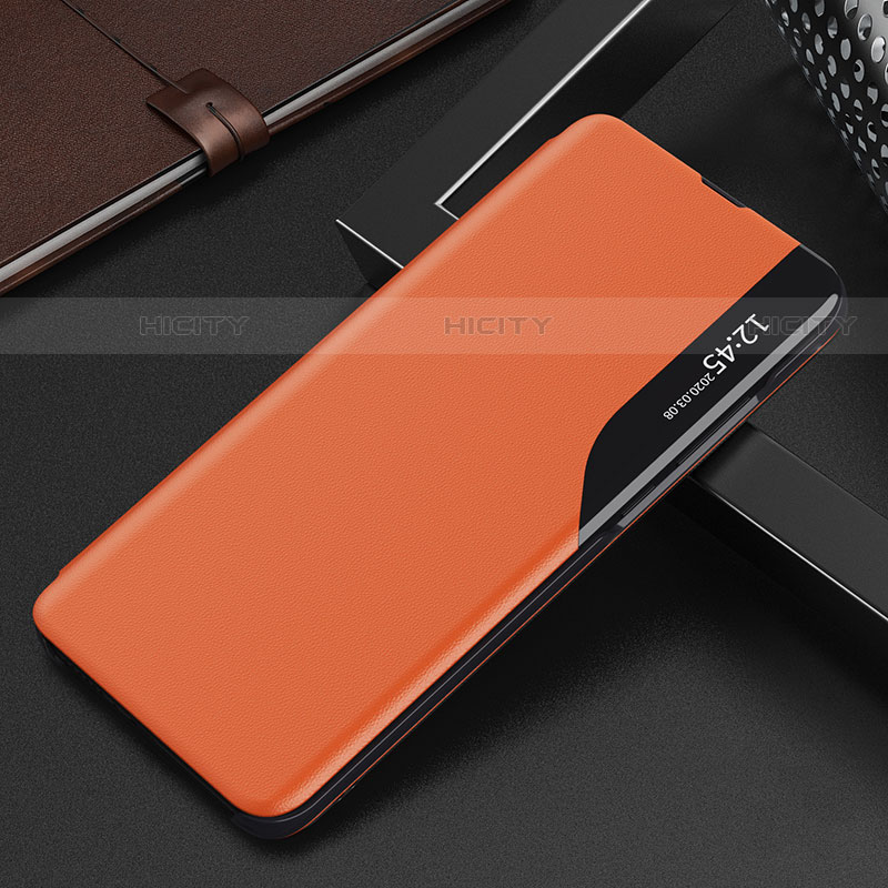 Coque Portefeuille Livre Cuir Etui Clapet L02 pour Xiaomi Mi 12S 5G Orange Plus