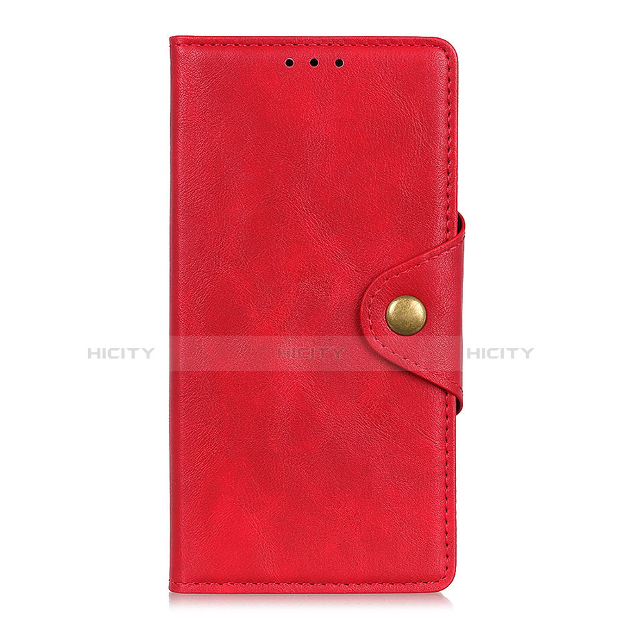 Coque Portefeuille Livre Cuir Etui Clapet L02 pour Xiaomi Poco M2 Pro Rouge Plus