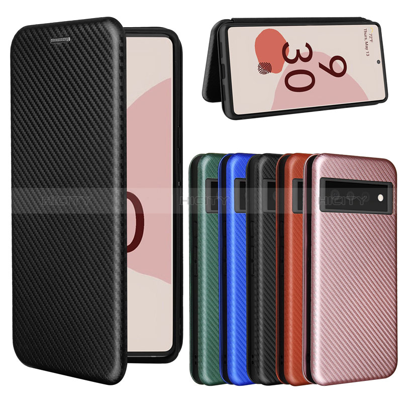 Coque Portefeuille Livre Cuir Etui Clapet L02Z pour Google Pixel 6 5G Plus