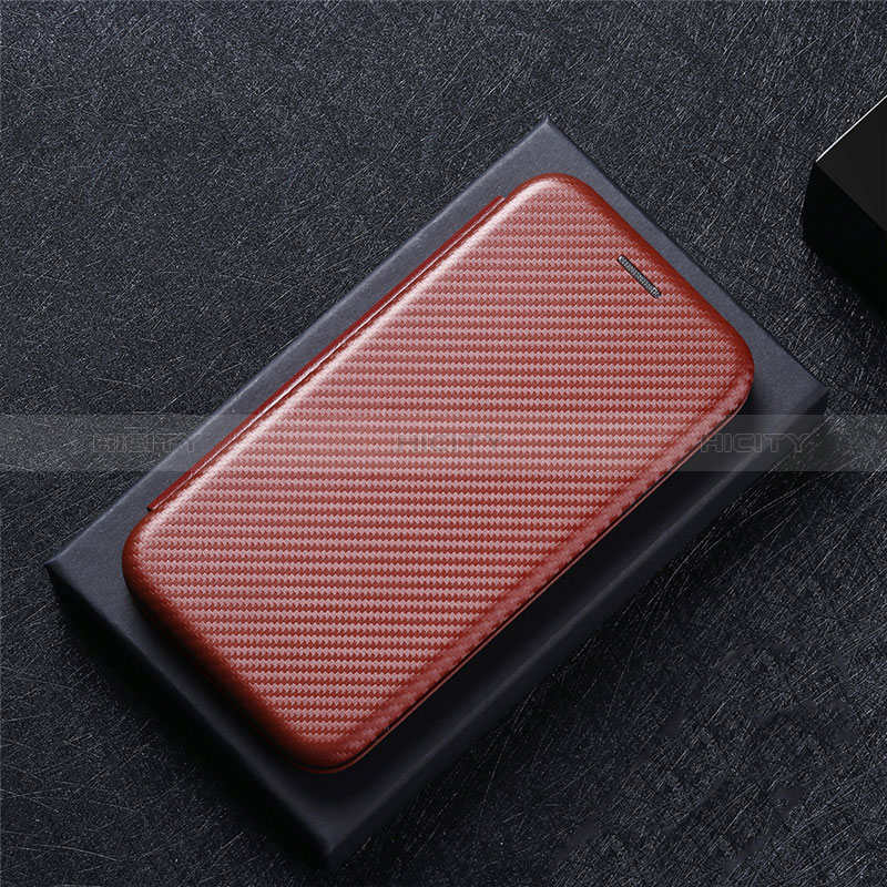 Coque Portefeuille Livre Cuir Etui Clapet L02Z pour Google Pixel 7 Pro 5G Marron Plus