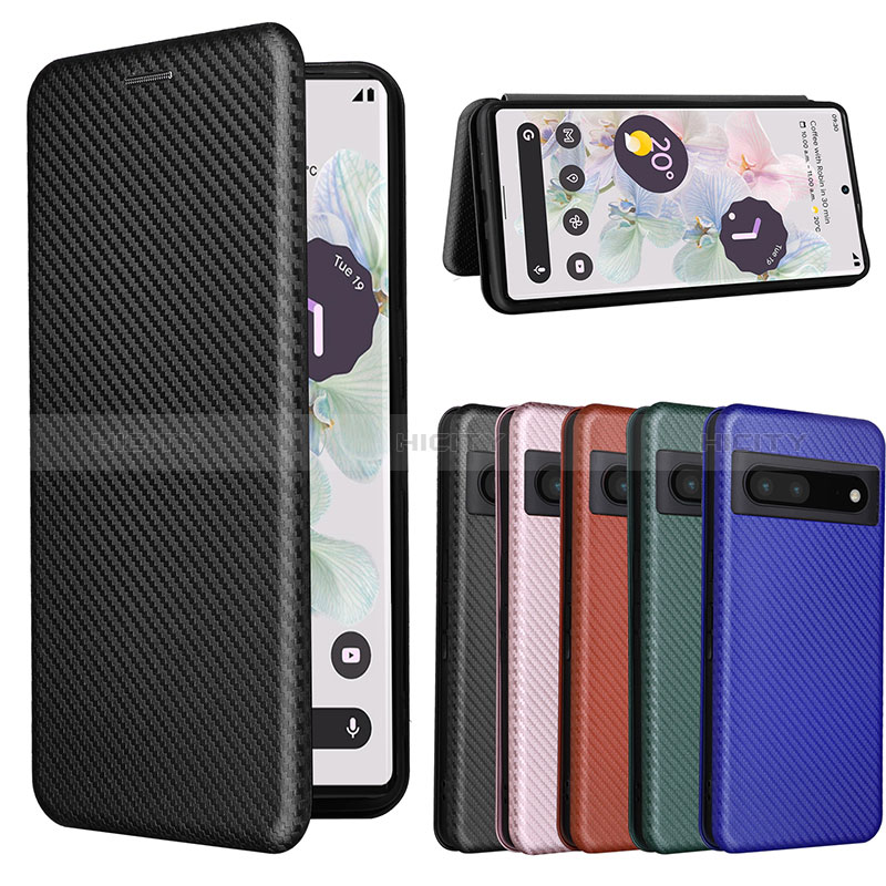 Coque Portefeuille Livre Cuir Etui Clapet L02Z pour Google Pixel 7 Pro 5G Plus