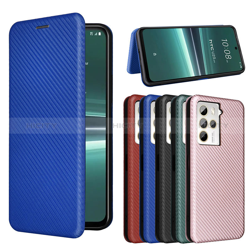 Coque Portefeuille Livre Cuir Etui Clapet L02Z pour HTC U23 5G Plus