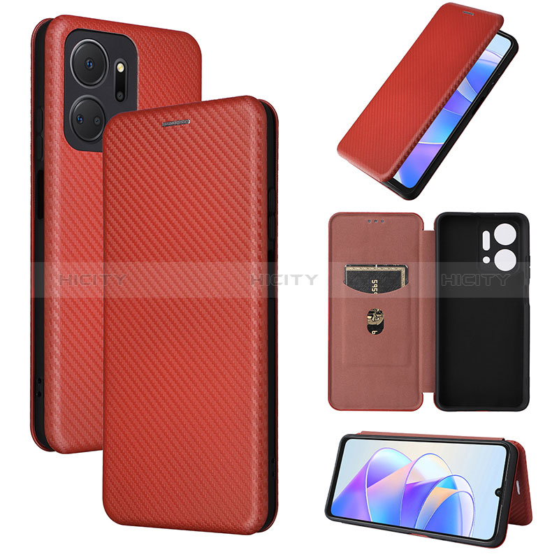 Coque Portefeuille Livre Cuir Etui Clapet L02Z pour Huawei Honor X7a Plus