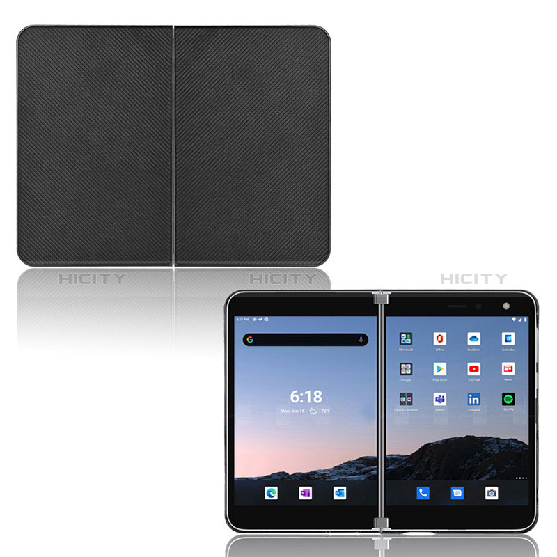 Coque Portefeuille Livre Cuir Etui Clapet L02Z pour Microsoft Surface Duo Plus