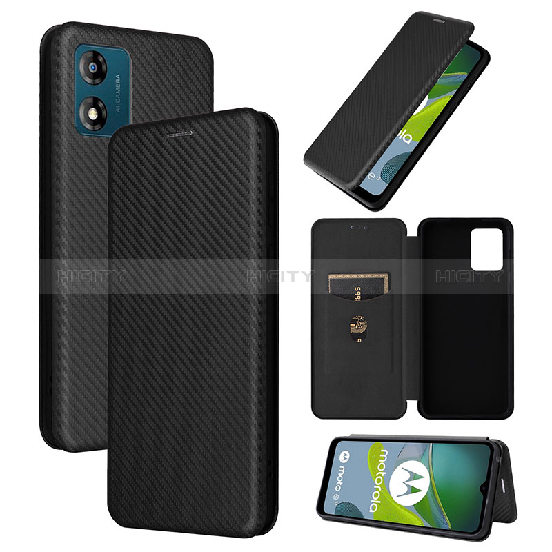 Coque Portefeuille Livre Cuir Etui Clapet L02Z pour Motorola Moto E13 Plus