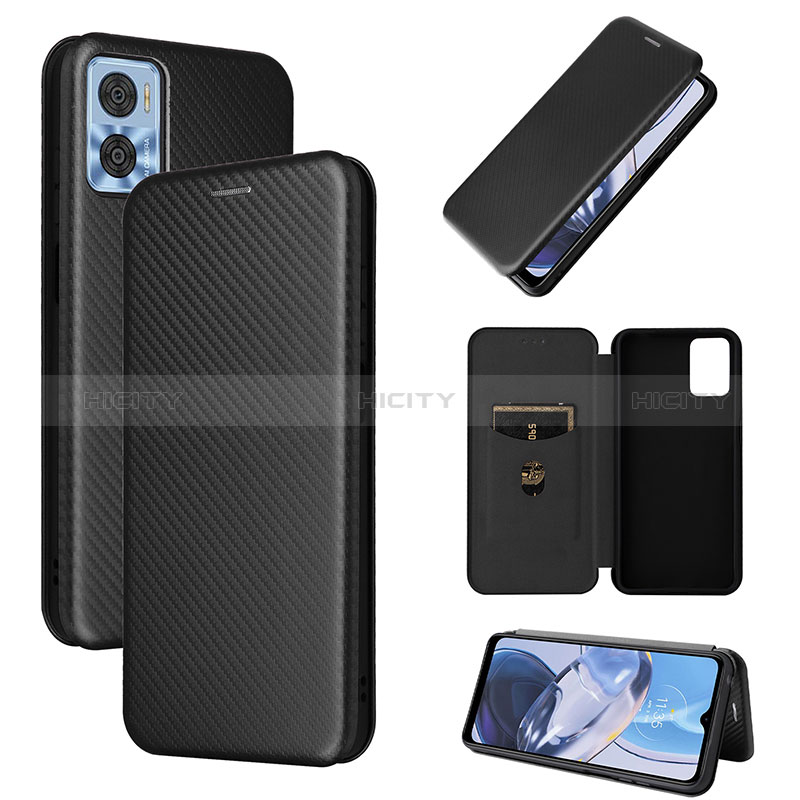 Coque Portefeuille Livre Cuir Etui Clapet L02Z pour Motorola Moto E22 Plus