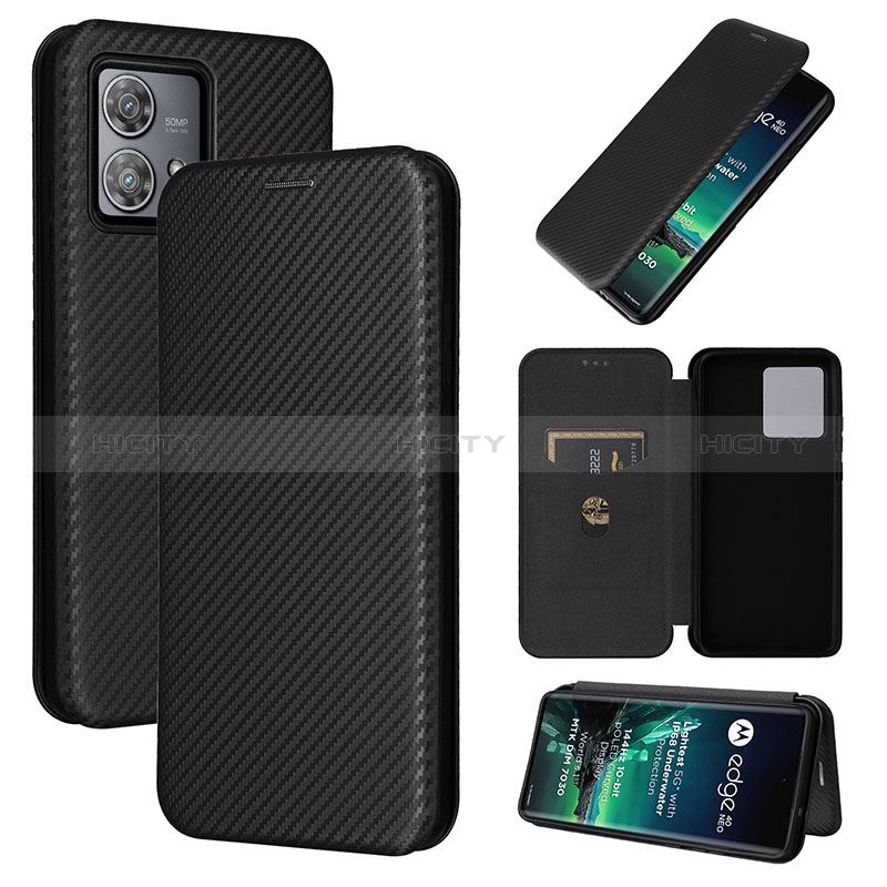 Coque Portefeuille Livre Cuir Etui Clapet L02Z pour Motorola Moto Edge 40 Neo 5G Plus