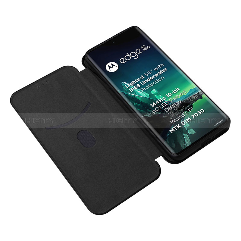 Coque Portefeuille Livre Cuir Etui Clapet L02Z pour Motorola Moto Edge 40 Neo 5G Plus