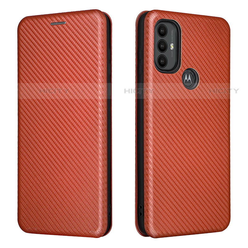 Coque Portefeuille Livre Cuir Etui Clapet L02Z pour Motorola Moto G Play Gen 2 Marron Plus