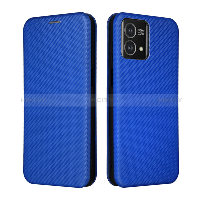 Coque Portefeuille Livre Cuir Etui Clapet L02Z pour Motorola Moto G Stylus (2023) 4G Bleu Plus