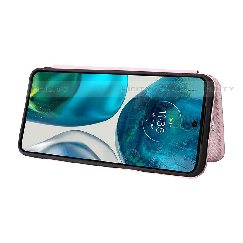 Coque Portefeuille Livre Cuir Etui Clapet L02Z pour Motorola MOTO G52 Plus