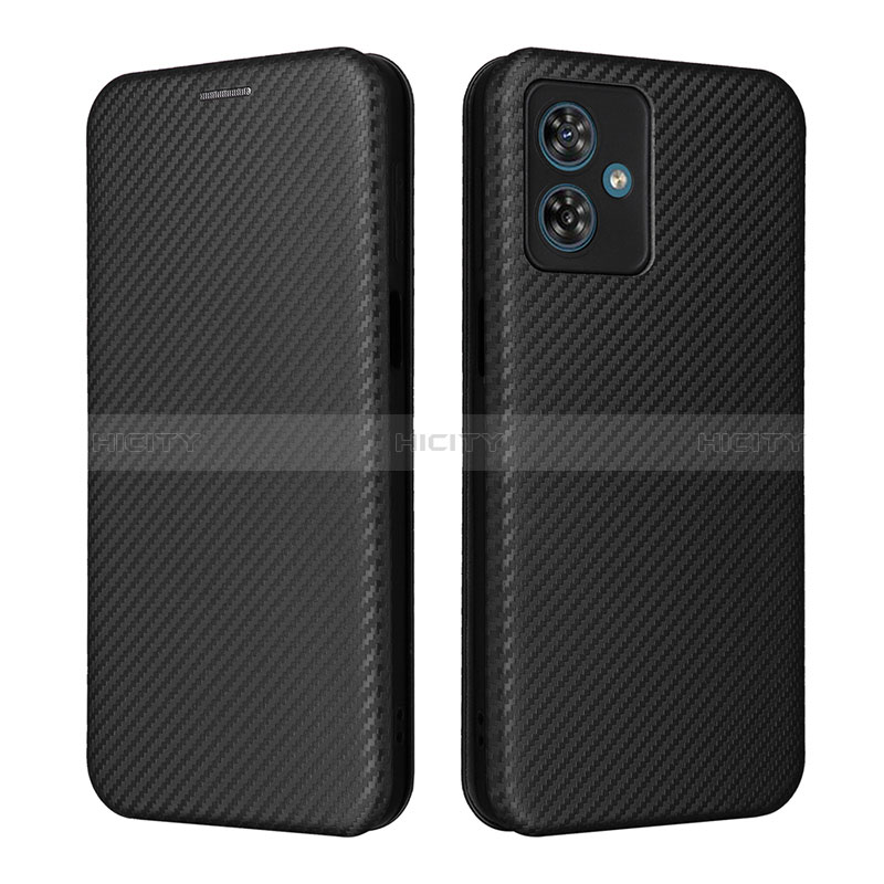 Coque Portefeuille Livre Cuir Etui Clapet L02Z pour Motorola Moto G54 5G Noir Plus