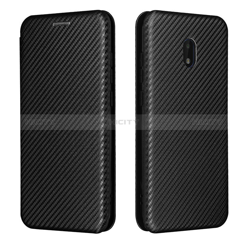 Coque Portefeuille Livre Cuir Etui Clapet L02Z pour Nokia C01 Plus Noir Plus