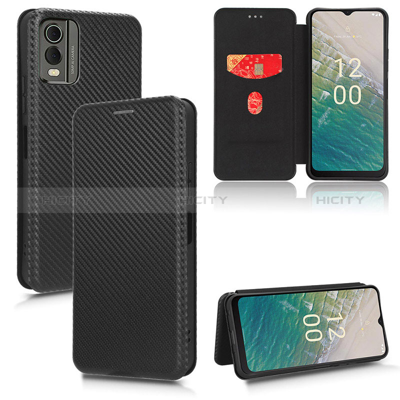 Coque Portefeuille Livre Cuir Etui Clapet L02Z pour Nokia C32 Plus