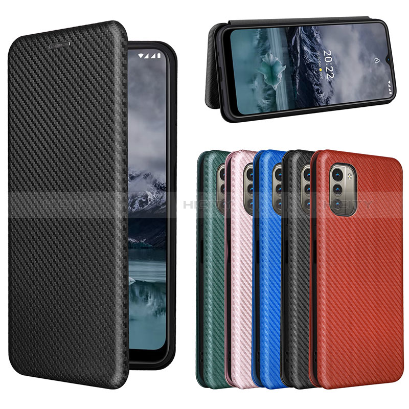 Coque Portefeuille Livre Cuir Etui Clapet L02Z pour Nokia G11 Plus