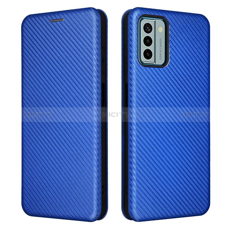 Coque Portefeuille Livre Cuir Etui Clapet L02Z pour Nokia G22 Bleu Plus