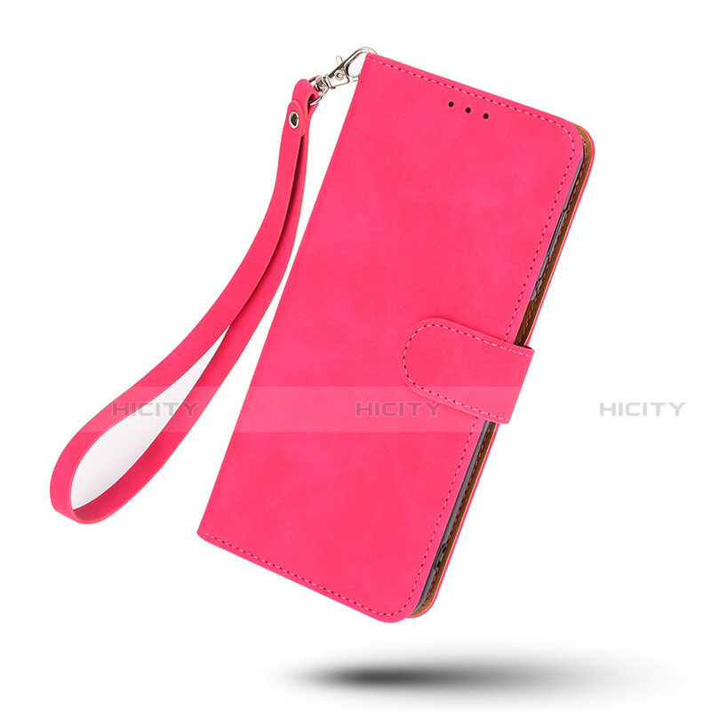 Coque Portefeuille Livre Cuir Etui Clapet L02Z pour Nothing Phone 1 Rose Rouge Plus