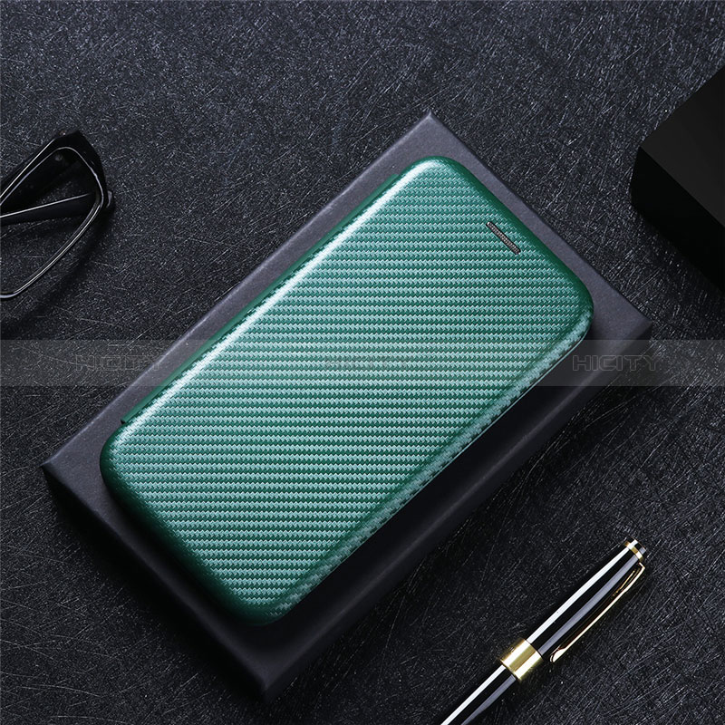 Coque Portefeuille Livre Cuir Etui Clapet L02Z pour OnePlus Nord 2T 5G Vert Plus