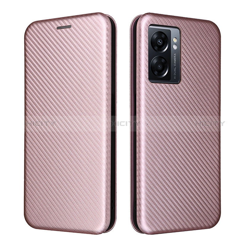 Coque Portefeuille Livre Cuir Etui Clapet L02Z pour Oppo A56S 5G Plus