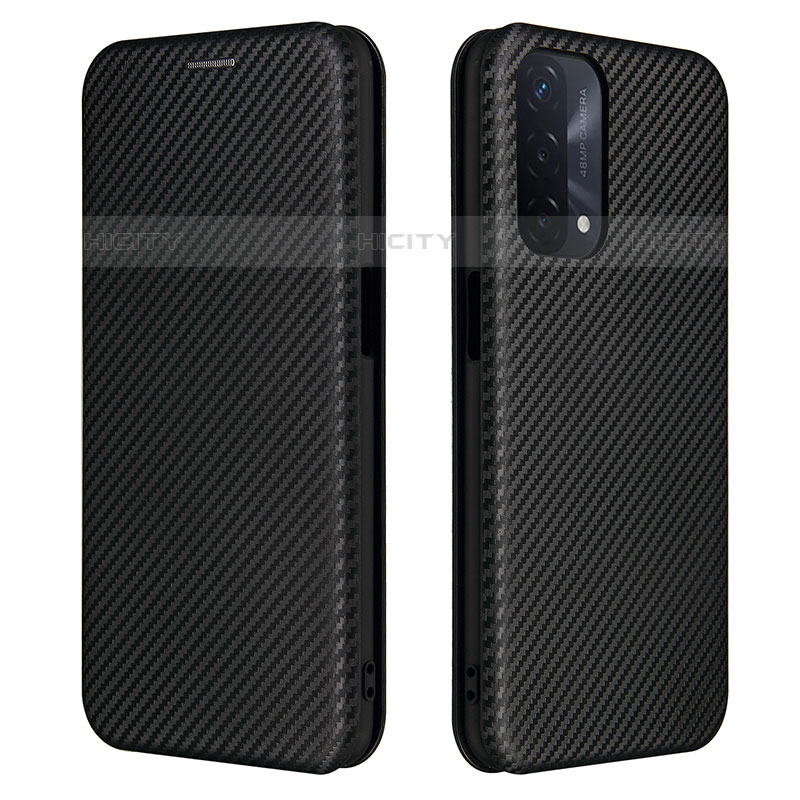 Coque Portefeuille Livre Cuir Etui Clapet L02Z pour Oppo A93 5G Noir Plus