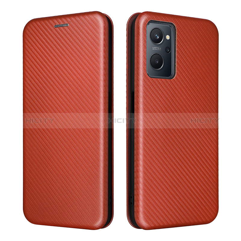 Coque Portefeuille Livre Cuir Etui Clapet L02Z pour Oppo A96 4G Marron Plus