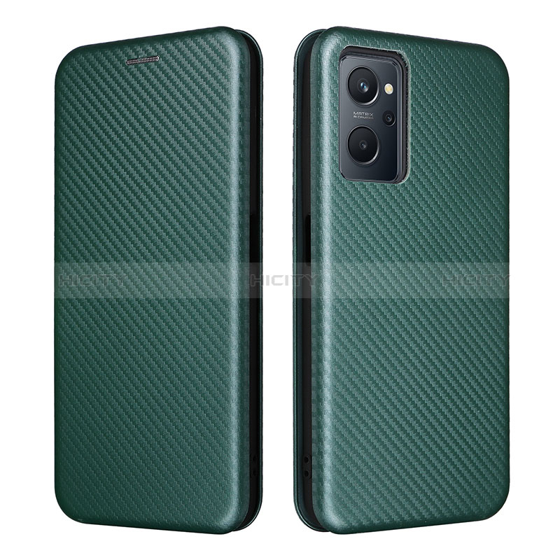 Coque Portefeuille Livre Cuir Etui Clapet L02Z pour Oppo A96 4G Vert Plus