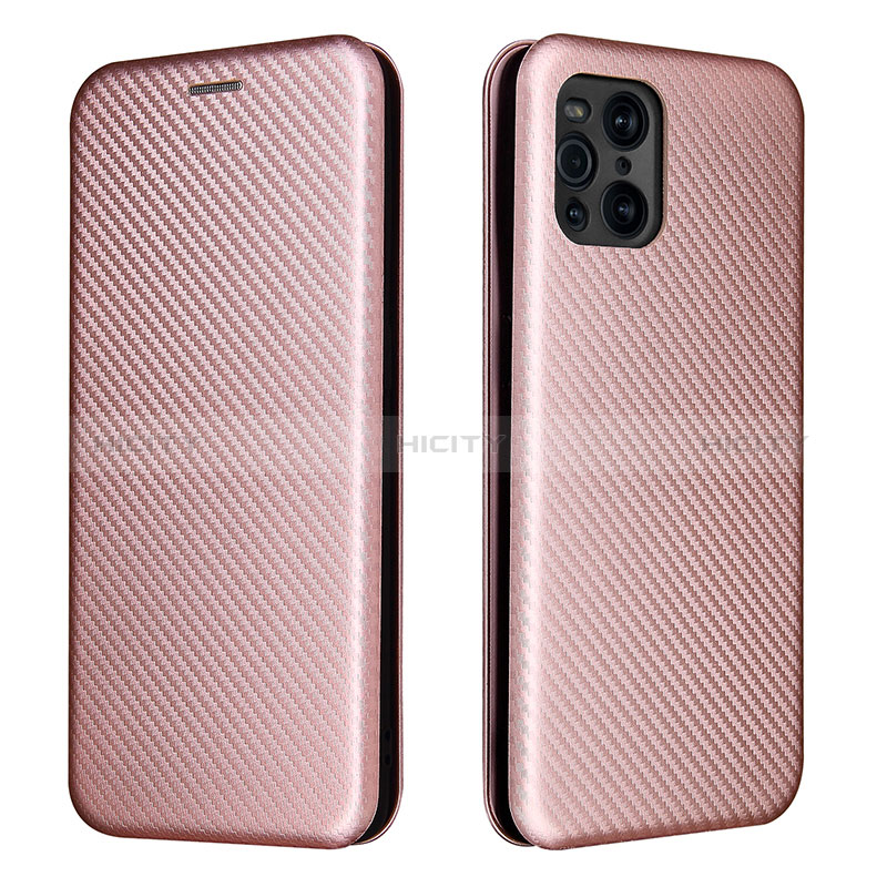 Coque Portefeuille Livre Cuir Etui Clapet L02Z pour Oppo Find X3 5G Plus