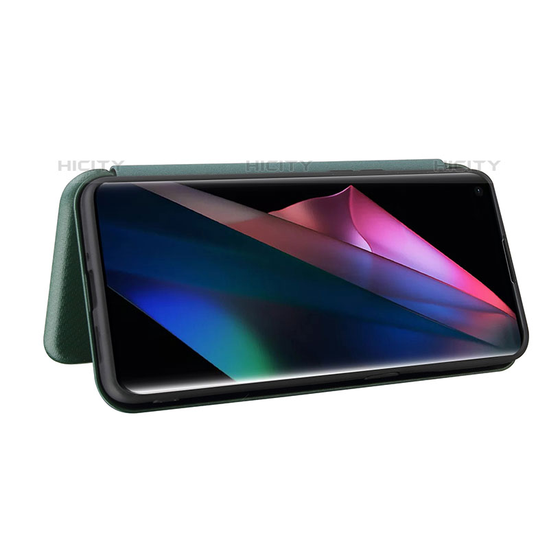 Coque Portefeuille Livre Cuir Etui Clapet L02Z pour Oppo Find X3 Pro 5G Plus