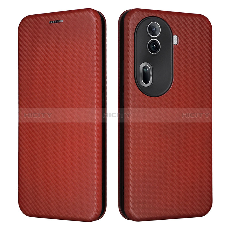 Coque Portefeuille Livre Cuir Etui Clapet L02Z pour Oppo Reno11 Pro 5G Marron Plus