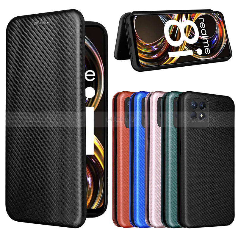 Coque Portefeuille Livre Cuir Etui Clapet L02Z pour Realme 8i Plus