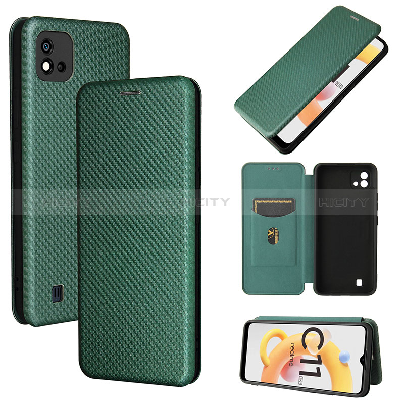 Coque Portefeuille Livre Cuir Etui Clapet L02Z pour Realme C20 Plus