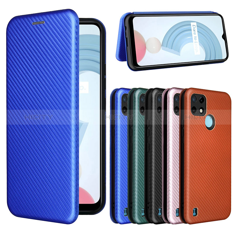 Coque Portefeuille Livre Cuir Etui Clapet L02Z pour Realme C25Y India Plus