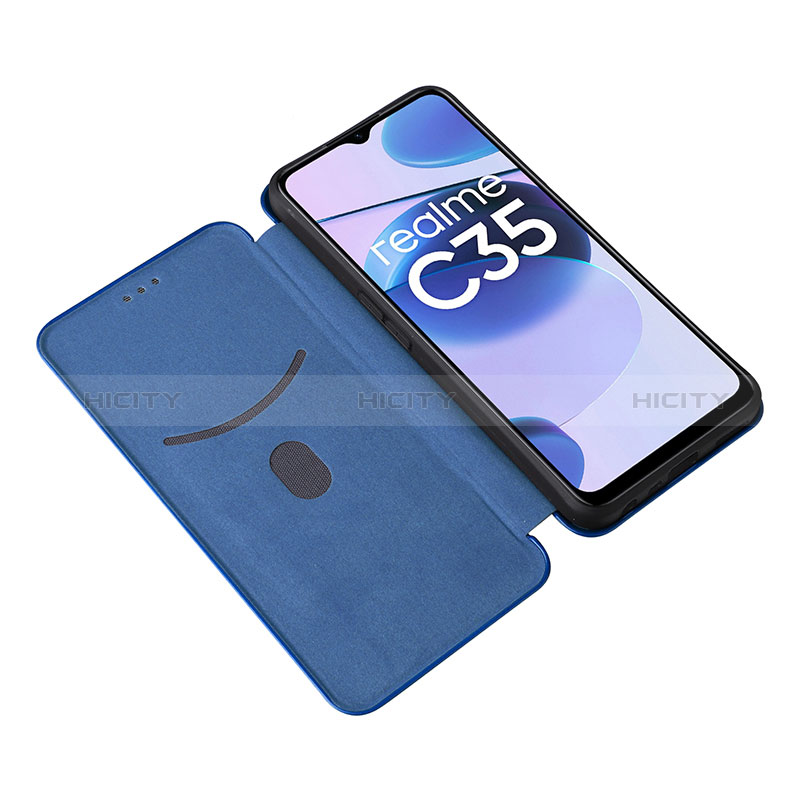 Coque Portefeuille Livre Cuir Etui Clapet L02Z pour Realme C35 Plus