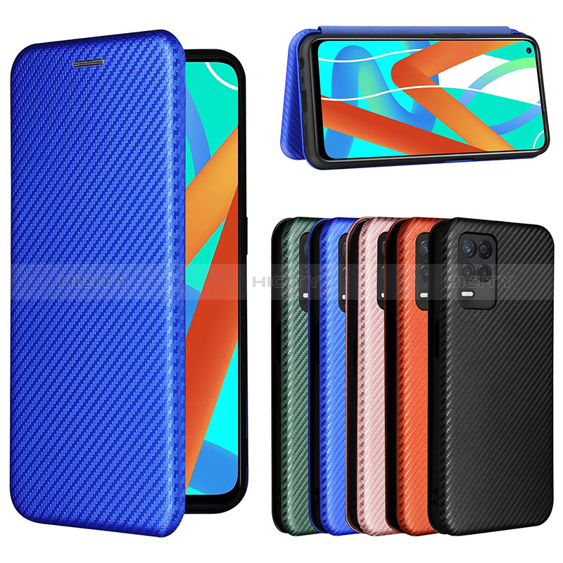 Coque Portefeuille Livre Cuir Etui Clapet L02Z pour Realme Q3 5G Plus