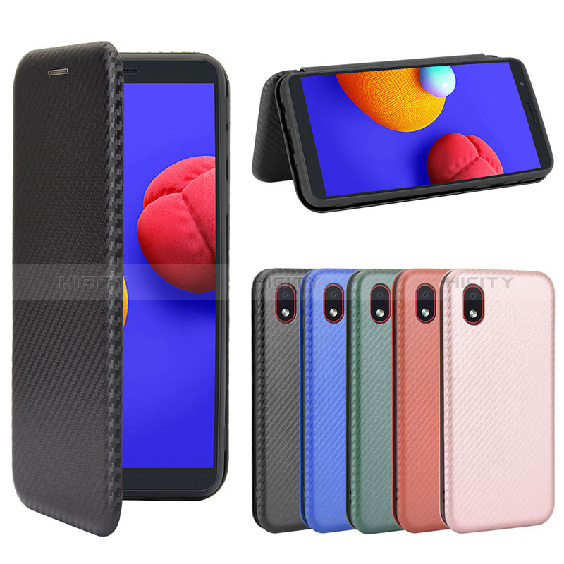 Coque Portefeuille Livre Cuir Etui Clapet L02Z pour Samsung Galaxy A01 Core Plus