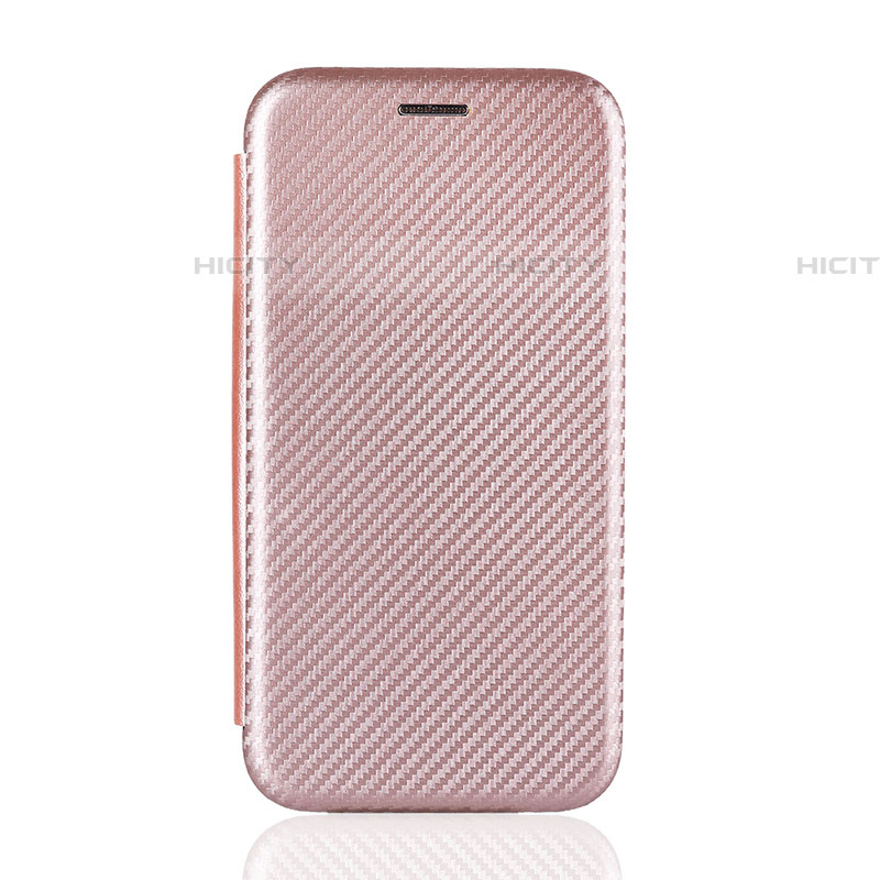 Coque Portefeuille Livre Cuir Etui Clapet L02Z pour Samsung Galaxy A01 SM-A015 Or Rose Plus