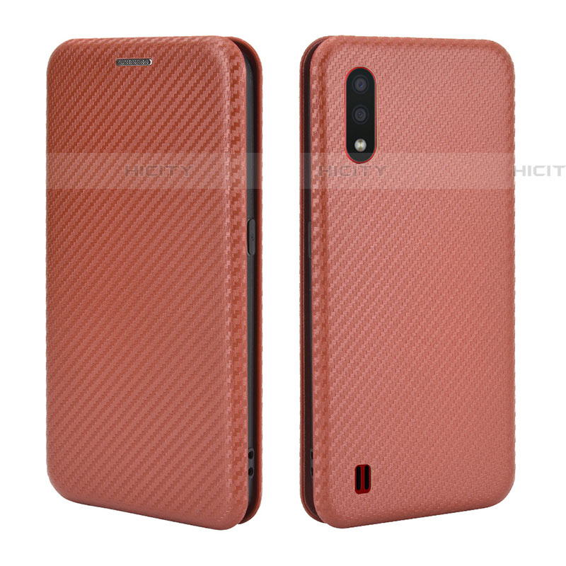 Coque Portefeuille Livre Cuir Etui Clapet L02Z pour Samsung Galaxy A01 SM-A015 Plus