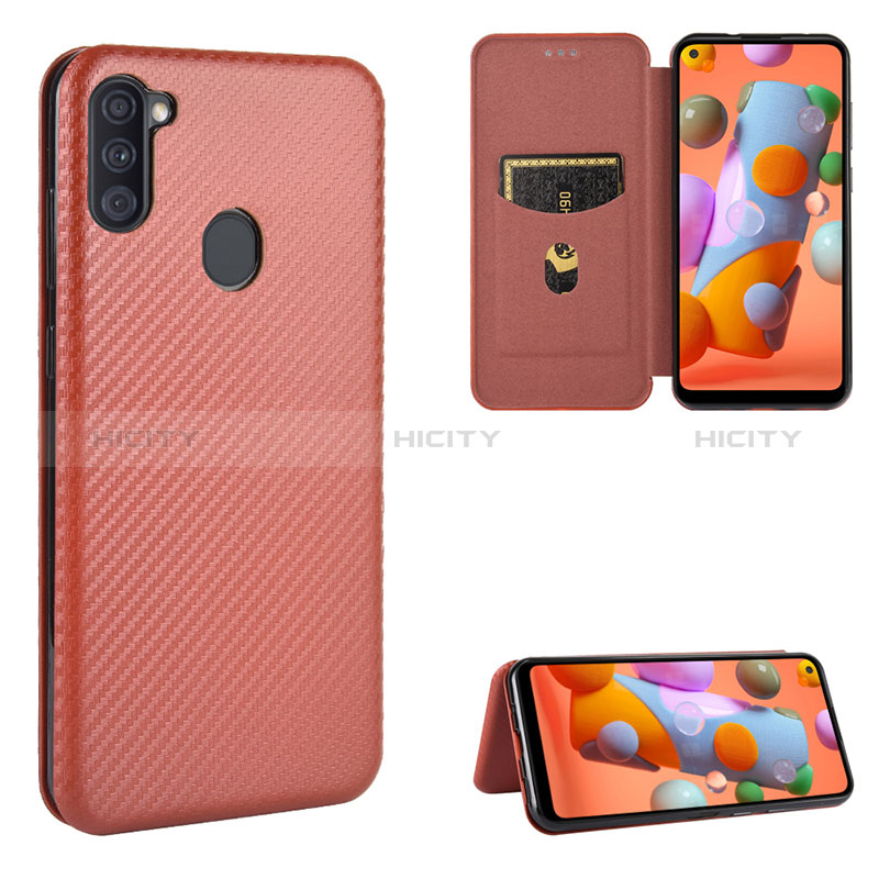 Coque Portefeuille Livre Cuir Etui Clapet L02Z pour Samsung Galaxy A11 Plus