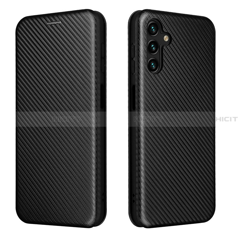 Coque Portefeuille Livre Cuir Etui Clapet L02Z pour Samsung Galaxy A13 5G Noir Plus