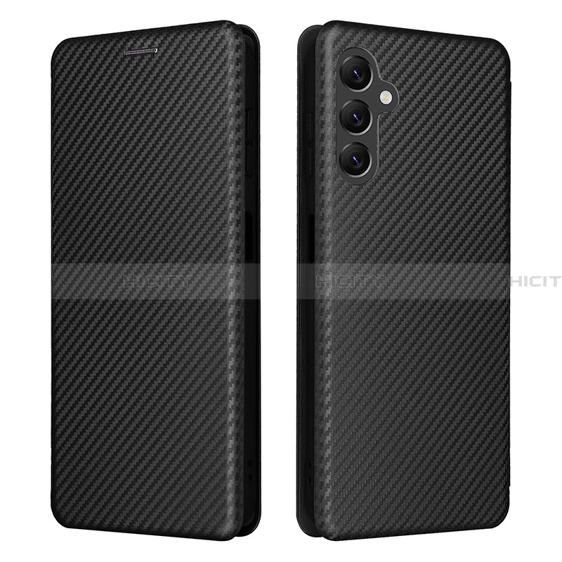 Coque Portefeuille Livre Cuir Etui Clapet L02Z pour Samsung Galaxy A14 4G Noir Plus