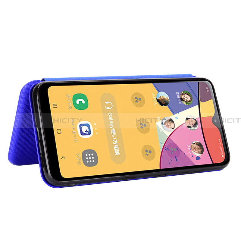 Coque Portefeuille Livre Cuir Etui Clapet L02Z pour Samsung Galaxy A21 SC-42A Plus