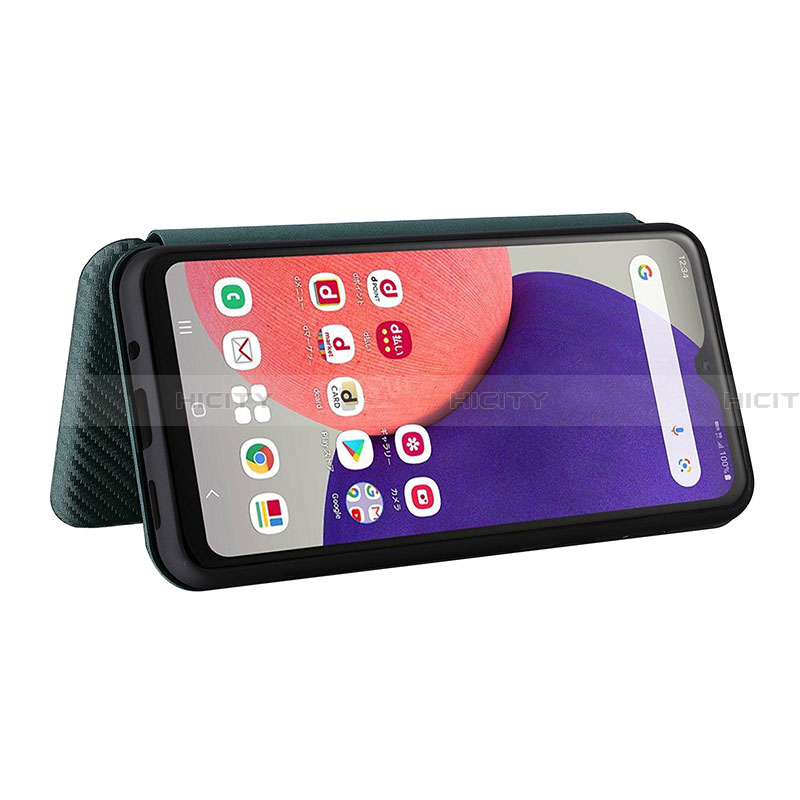 Coque Portefeuille Livre Cuir Etui Clapet L02Z pour Samsung Galaxy A22 5G SC-56B Plus