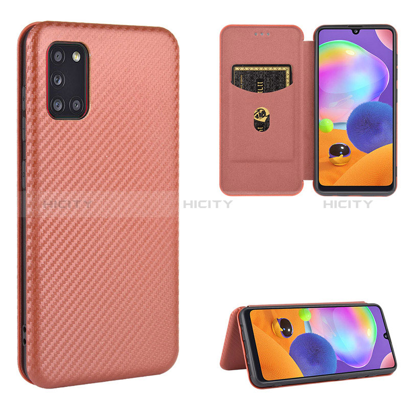 Coque Portefeuille Livre Cuir Etui Clapet L02Z pour Samsung Galaxy A31 Plus