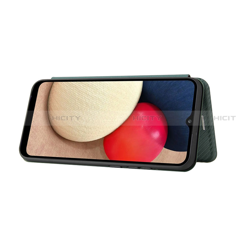 Coque Portefeuille Livre Cuir Etui Clapet L02Z pour Samsung Galaxy F02S SM-E025F Plus