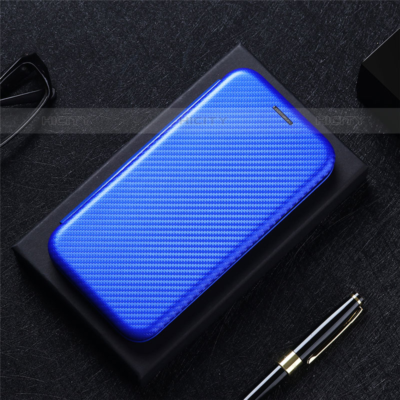 Coque Portefeuille Livre Cuir Etui Clapet L02Z pour Samsung Galaxy M02 Bleu Plus