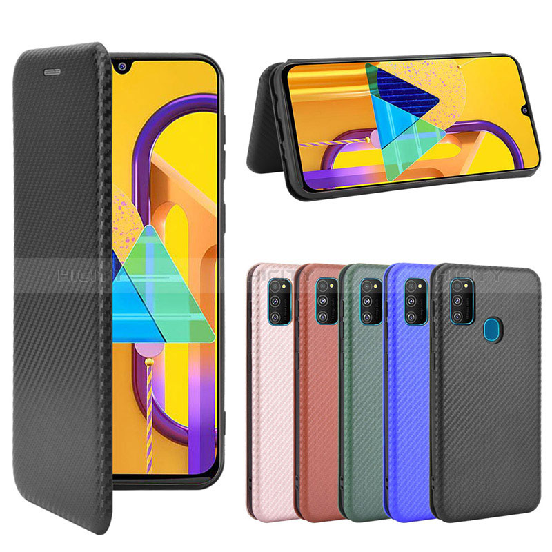 Coque Portefeuille Livre Cuir Etui Clapet L02Z pour Samsung Galaxy M21 Plus