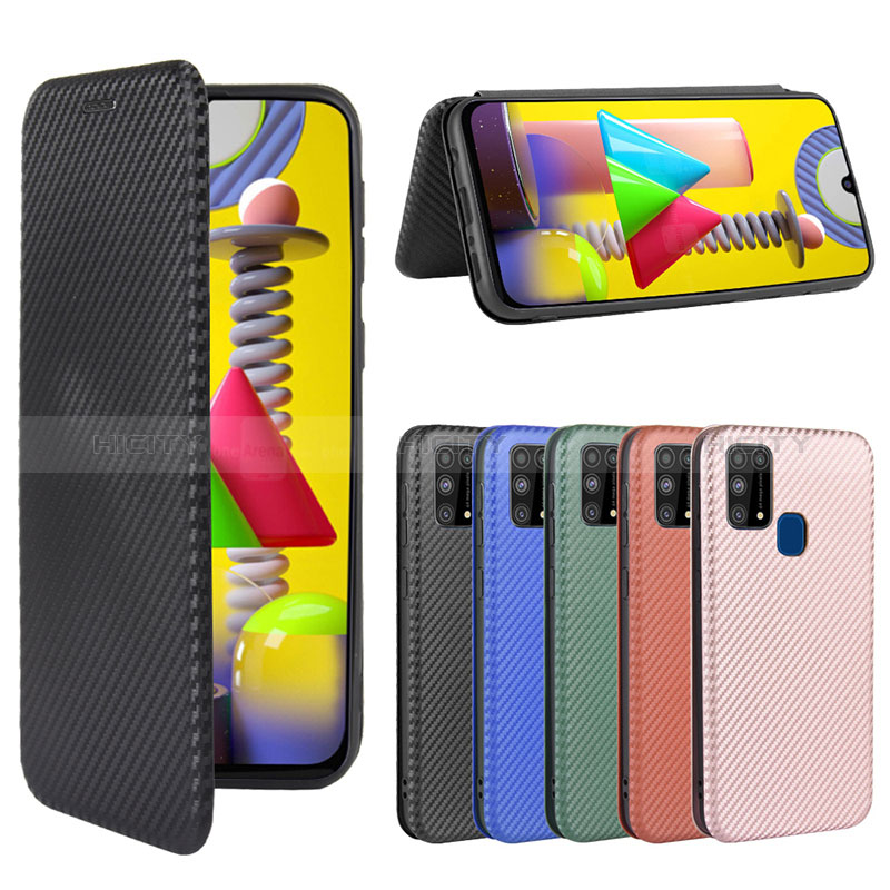 Coque Portefeuille Livre Cuir Etui Clapet L02Z pour Samsung Galaxy M31 Prime Edition Plus