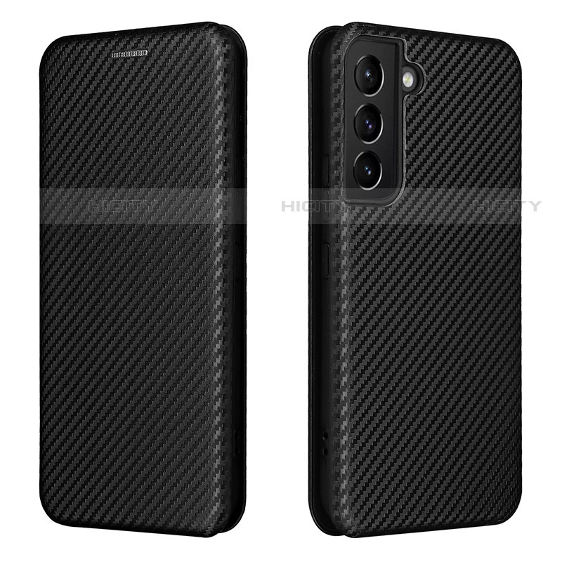 Coque Portefeuille Livre Cuir Etui Clapet L02Z pour Samsung Galaxy S22 Plus 5G Noir Plus